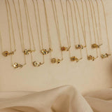 Maribelle Birth Flower Gold Necklace