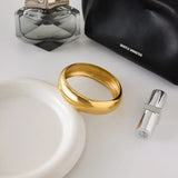 Maelis Smooth Gold Bangle