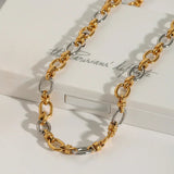 Addison Two Tone Gold Necklace