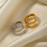 Davina Gold Serpent Ring