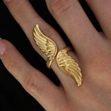 Sparrow Gold Wing Ring