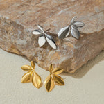 Velle Gold Petal Earrings