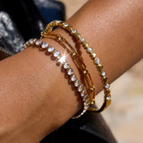 Avella Oval Cut Tennis Bracelet