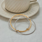Romina Two Tone Stacked Bracelet