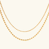 Layered Ball Chain Necklace
