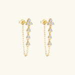 Daniella Diamond Chain Stud
