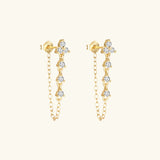 Daniella Diamond Chain Stud