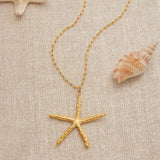 Claudia Gold Starfish Necklace