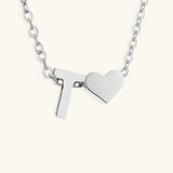 Ria Initial Letter Gold Necklace