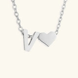Ria Initial Letter Gold Necklace