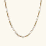 Wisteria Diamond Tennis Necklace