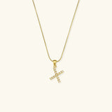 Augustine Initial Letter Pearl Necklace