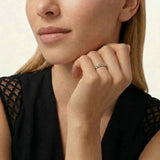 Camille Gold Patterned Ring