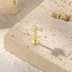 Kate Flat Back Diamond Stud