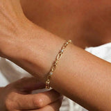 Addison Two Tone Gold Bracelet